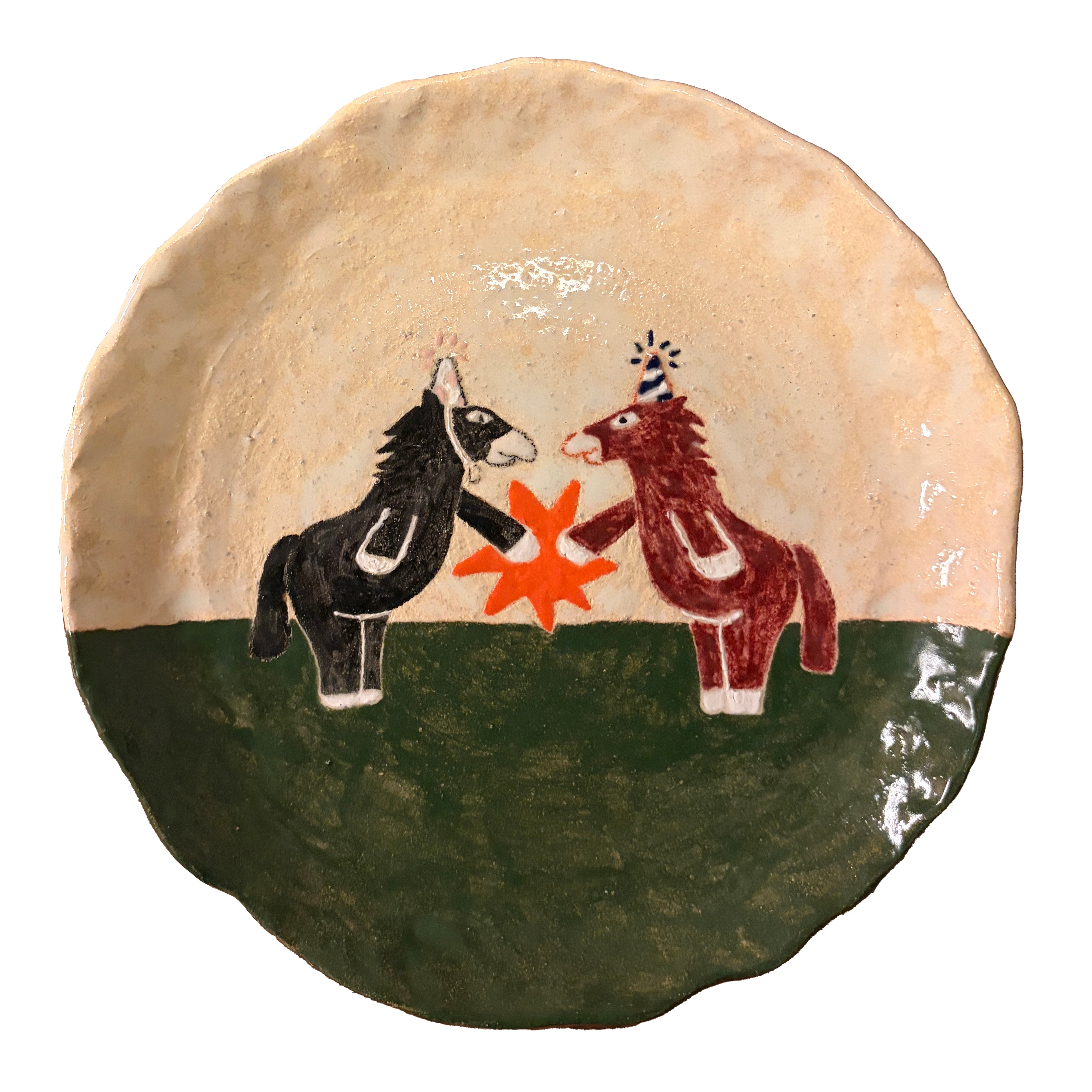 Horse Friendship Plate